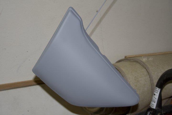 KZ650 side panel with primer applied